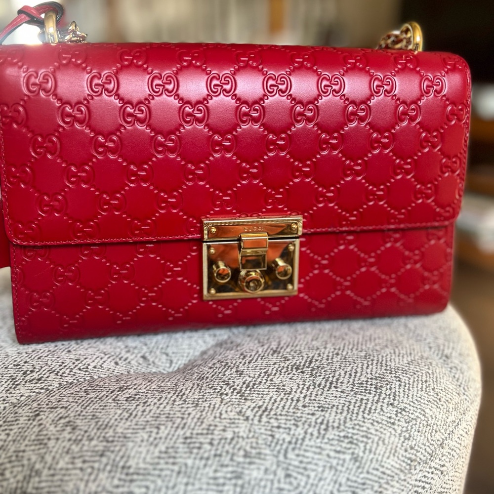 Authentic Gucci Medium Padlock Shoulder Bag. Orig… - image 4